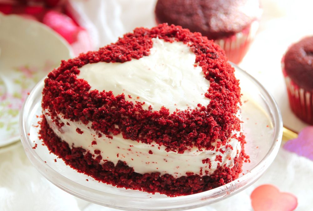 Heart Shaped Red Velvet Cake