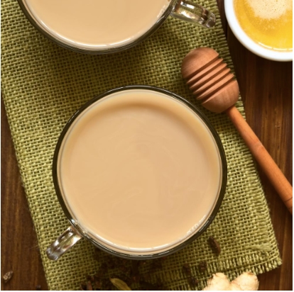 Lemony Ginger Milk-And-Honey Tea